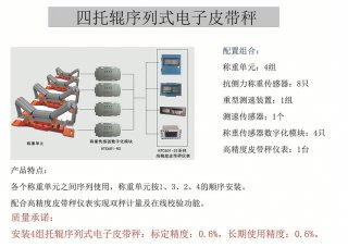 4托輥高精度皮帶秤
